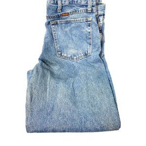 Rustler Mens  Blue Jeans Straight Leg Size 34 X 30 100% cotton